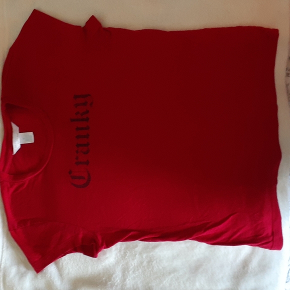 Red Baby Tee T-shirt - Picture 1 of 2